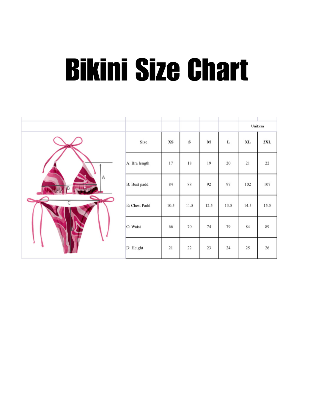 POC x Pink Bikini Set